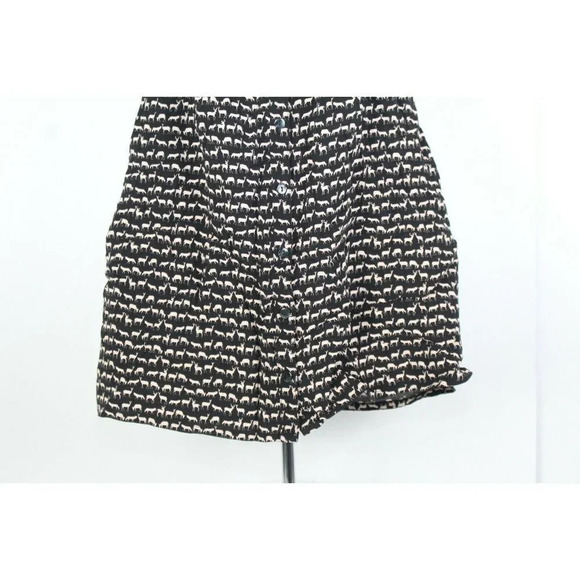 ladies DIVIDED skirt with rain deer print & pockets size 6 - Picture 4 of 9